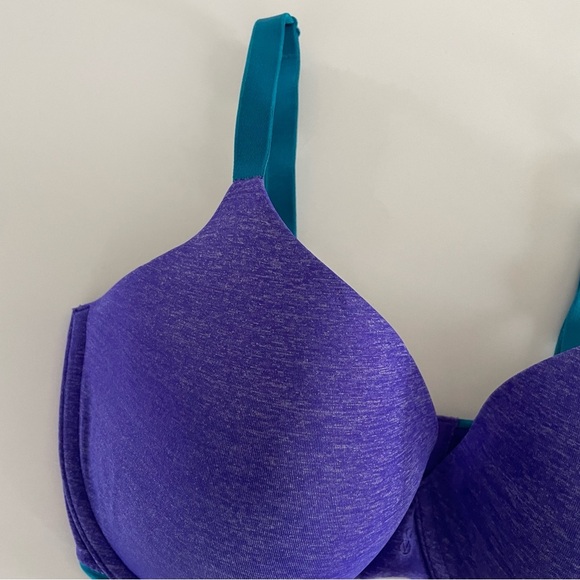 Victorias Secret Uplift Semi Demi 34DDD Purple Blue - Picture 4 of 5
